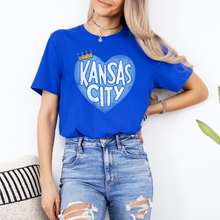 Load image into Gallery viewer, Kansas City Distressed Big Heart Tee OR Sweatshirt

