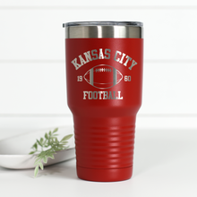 Load image into Gallery viewer, Kansas City Football 30 oz Engraved Tumbler
