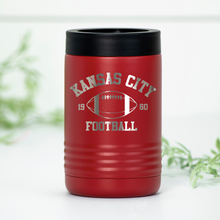 Load image into Gallery viewer, Kansas City Football Engraved Can Cooler
