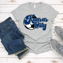 Load image into Gallery viewer, Kansas City Retro Soccer Tee OR Sweatshirt
