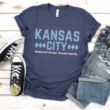Load image into Gallery viewer, Kansas City America's Soccer Capital Tee OR Sweatshirt
