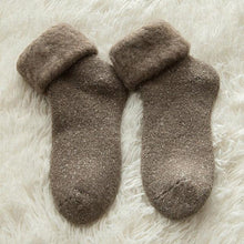 Load image into Gallery viewer, Kawaii Cute Socks Thicker Solid Socks Merino Wool Rabbit Socks Against Cold Snow Winter Warm Funny Happy Unisex Thick Warm Socks For Men And Women

