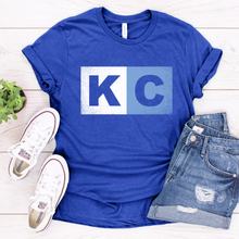 Load image into Gallery viewer, KC Distressed Block Tee OR Sweatshirt
