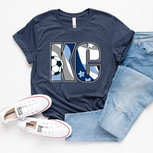 Load image into Gallery viewer, KC Sporting Block Tee OR Sweatshirt
