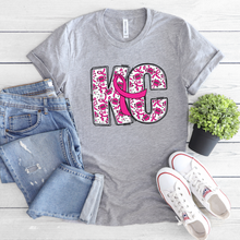 Load image into Gallery viewer, KC Breast Cancer Ribbon Tee OR Sweatshirt
