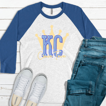 Load image into Gallery viewer, KC Crown Town Raglan Tee
