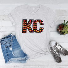 Load image into Gallery viewer, KC Football Floral Tee OR Sweatshirt
