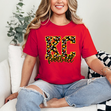 Load image into Gallery viewer, KC Football Floral Red Tee OR Sweatshirt
