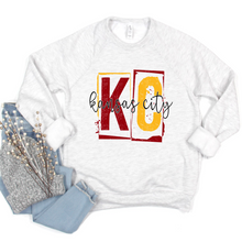 Load image into Gallery viewer, KC Kansas City Splatter Frame Tee OR Sweatshirt
