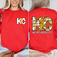Load image into Gallery viewer, We are Kansas City Lightning Tee or Sweatshirt
