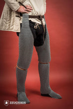 Load image into Gallery viewer, Chainmail Chausses Roundring 10mm Galvanized
