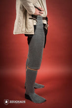 Load image into Gallery viewer, Chainmail Chausses Roundring 10mm Galvanized
