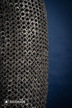 Load image into Gallery viewer, Chainmail Chausses Flatring Riveted 9mm Stainless Steel
