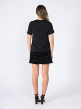 Load image into Gallery viewer, Keyhole Neck Bow Tie Sequin Embellished Dress
