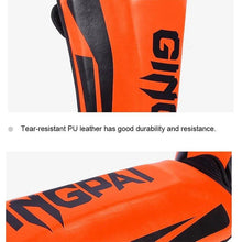Load image into Gallery viewer, Kickboxing Boxing Shin Guard Pads Muay Thai Martial Arts Sanda Wushu Leg Protector Taekwondo Ankle Guards
