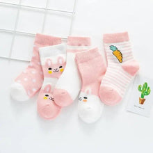 Load image into Gallery viewer, Kids Socks Summer Cotton Cartoon Animal Kids Socks Girls Cute Newborn Boy Toddler Children Socks Girl Boys Trainer Socks Toddlers Infant Socks Warm and Cute Socks Cotton Stretch Crew Baby Socks
