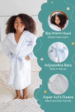 Load image into Gallery viewer, Kids Plush Robe – Ultra Soft, Safe &amp; Cozy for Toddlers &amp; Kids
