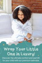 Load image into Gallery viewer, Kids Plush Robe – Ultra Soft, Safe &amp; Cozy for Toddlers &amp; Kids
