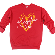 Load image into Gallery viewer, Kingdom KC Scribble Heart Tee or Sweatshirt
