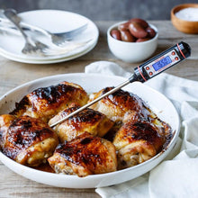 Load image into Gallery viewer, Kitchen Digital BBQ Food Thermometer Meat Cake Candy Fry Grill Dinning Household  Meat Thermometer Digital Instant Read Food Meat Thermometer with Long Probe Cooking Thermometer for Kitchen BBQ Grill and Cooking Thermometer  Oven Thermometer Tool
