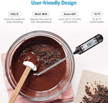 Load image into Gallery viewer, Kitchen Digital BBQ Food Thermometer Meat Cake Candy Fry Grill Dinning Household  Meat Thermometer Digital Instant Read Food Meat Thermometer with Long Probe Cooking Thermometer for Kitchen BBQ Grill and Cooking Thermometer  Oven Thermometer Tool
