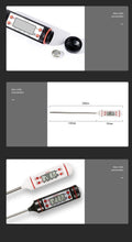 Load image into Gallery viewer, Kitchen Digital BBQ Food Thermometer Meat Cake Candy Fry Grill Dinning Household Waterproof Instant Read Meat Thermometer for Cooking Digital Food Thermometer For Cooking IP67 Waterproof Kitchen Thermometer Probe With Cooking Thermometer Oven Tool
