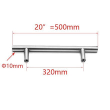 Load image into Gallery viewer, Kitchen Door T Bar Pull Straight Handle Knobs Cabinet Pull Diameter 10mm Stainless Steel Handles Furniture Hardware Kitchen Door T Bar Straight Handle Pull Knobs Furniture Hardware Assist Bath Handle
