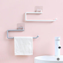 Load image into Gallery viewer, Kitchen Paper Roll Holder Towel Hanger Rack Toilet Paper Holders Bathroom Organizer Shelf Bar Cabinet Rag Hanging Holder Kitchen Tissue Roll Holder Wall Mounted Paper Holder Under Kitchen Cabinet For Shower Bathroom

