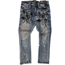 Load image into Gallery viewer, DOVE Kid's Washed Stretching Denim Pants
