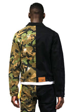 Load image into Gallery viewer, Bistre Half and Half Washed Twill Jacket
