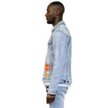 Load image into Gallery viewer, Karma Premium Washed Denim Jacket
