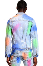 Load image into Gallery viewer, Mint Washed Denim Jacket
