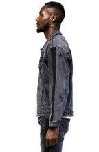 Load image into Gallery viewer, Ranch Premium Washed Sleeve Contrast Taping Denim Jacket
