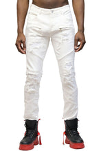 Load image into Gallery viewer, Birch Premium Washed Skinny White Denim Pants
