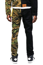 Load image into Gallery viewer, Bistre Premium Washed Skinny Half and Half Twill Pants
