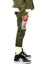 Load image into Gallery viewer, Chive Washed Skinny Twill Pants
