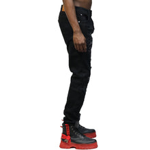 Load image into Gallery viewer, Limo Premium Washed Skinny Black Denim Pants
