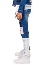 Load image into Gallery viewer, Lotus Washed Skinny Denim Pants
