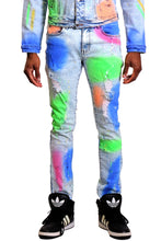 Load image into Gallery viewer, Mint Washed Skinny Denim Pants
