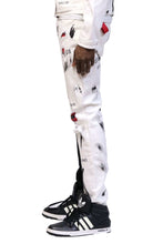 Load image into Gallery viewer, Pristine Premium Washed Skinny Half and Half Twill Pants
