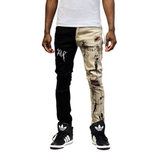 Load image into Gallery viewer, Reed Premium Washed Skinny Half and Half Twill Pants
