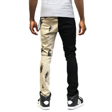 Load image into Gallery viewer, Reed Premium Washed Skinny Half and Half Twill Pants
