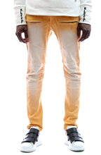 Load image into Gallery viewer, Skinny Cotton Terry Denim Pants.
