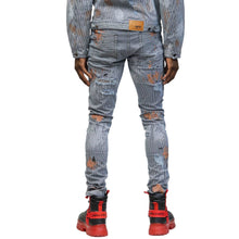 Load image into Gallery viewer, Tywin Premium Washed Skinny Pinstripe Twill Pants
