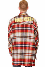 Load image into Gallery viewer, BURLYWOOD Men's premium heavy flannel elongated oversize shirt
