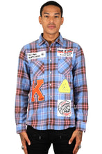 Load image into Gallery viewer, WENGE Men's premium flannel button down shirt
