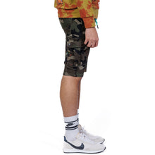 Load image into Gallery viewer, Wildstone Limited Premium Washed Mixed Camo Half and Half Skinny Twill Short Pants.
