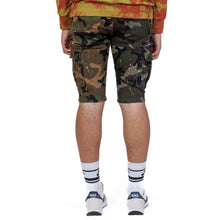 Load image into Gallery viewer, Wildstone Limited Premium Washed Mixed Camo Half and Half Skinny Twill Short Pants.
