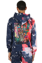 Load image into Gallery viewer, Garnet Tie die Pullover Hoodie
