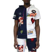 Load image into Gallery viewer, Juno Split Pullover Short Sleeve Hoodie
